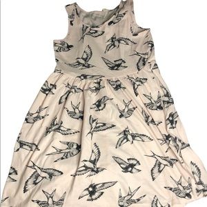 Pale Pink Cotton Jumper Dress Size 8